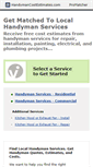 Mobile Screenshot of handymancostestimates.com